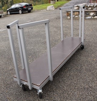 Chariot de transport pour 20 bancs